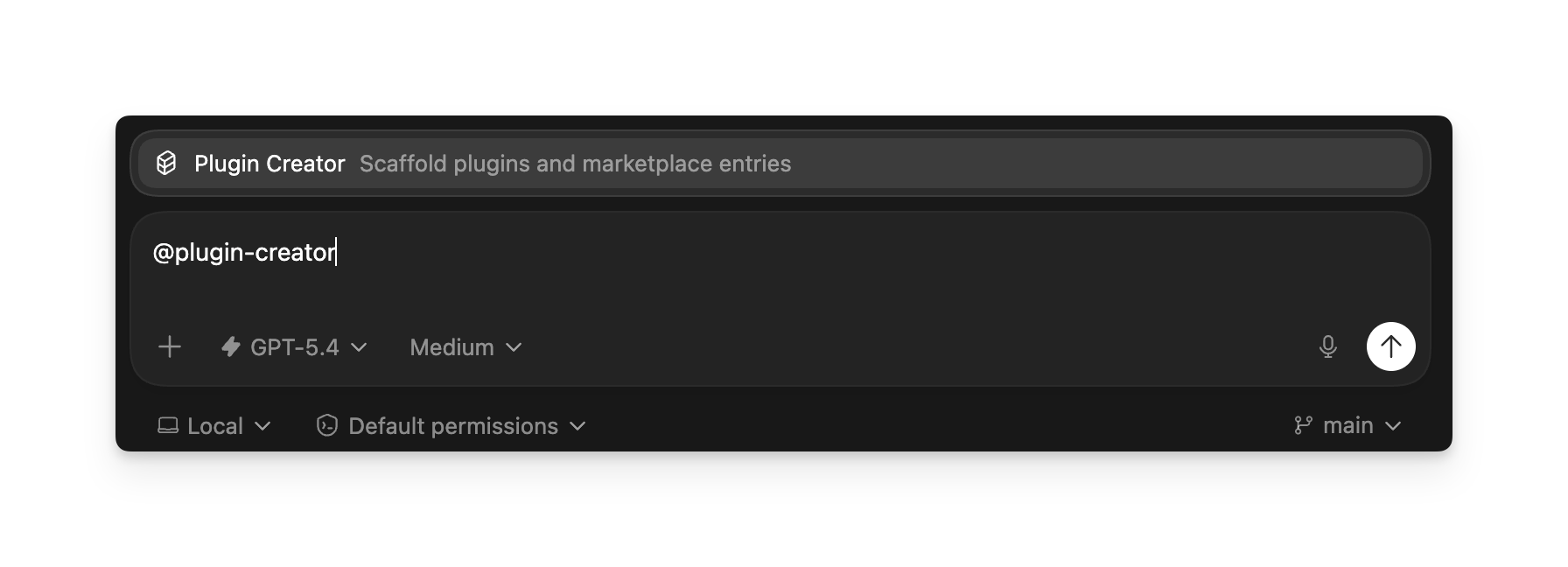Plugin creator skill in ChatGPT