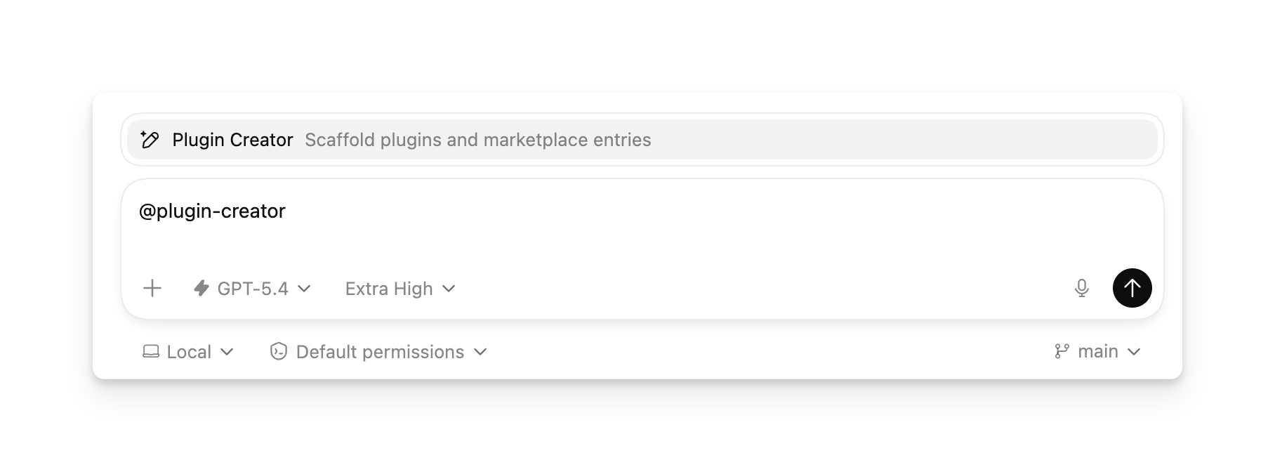 Plugin creator skill in ChatGPT