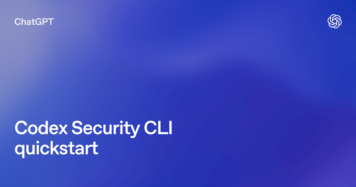 https://learn.chatgpt.com/docs/security/cli social preview image