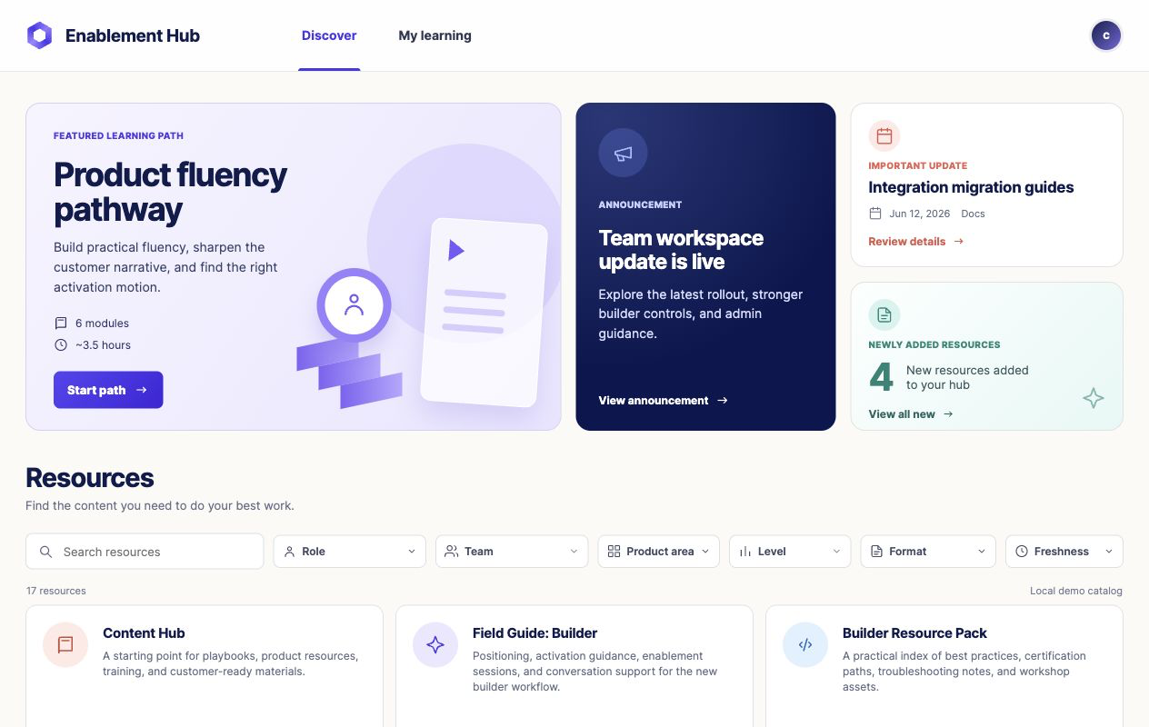Enablement Hub